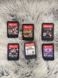 Nintendo Switch Games- Mario Kart, Zelda, Smash, Mario Party, Fire Emblem, Xcom, !