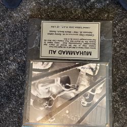 Muhammad Ali/ Sonny Liston Boxing Memorabilia 