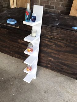 Wall mount 6 tier custom made shelving ...(2 for $30).....shipping available