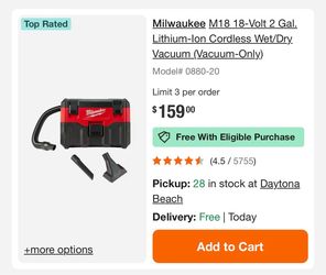 Milwaukee dry wet vacuum