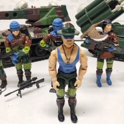 GI Joe Slaughter's Marauders team. 1989  Figures- Complete 