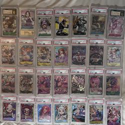 One Piece Tcg Grades Lot
