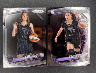 Kaitlyn Chen 2025 Panini Prizm WNBA RC Rookie Base Variation Lot Set Valkyries