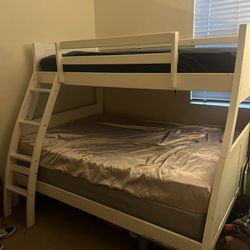 Twin Size Bunk Bed With Full Bed On Bottom 