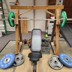 Weight Set And Bench