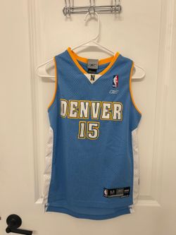 Denver Nuggets Carmelo Anthony #15 Reebok Jersey & Shorts Set — Youth Medium / Large