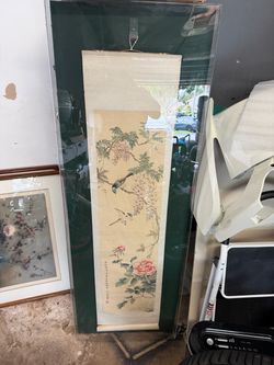 Vintage Chinese Silk Painting