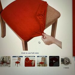 Velvet Dining Chair Seat Covers 