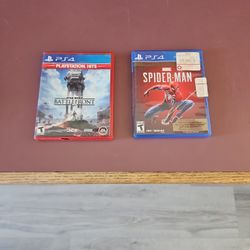 PS4 Games Spiderman, Battlefront