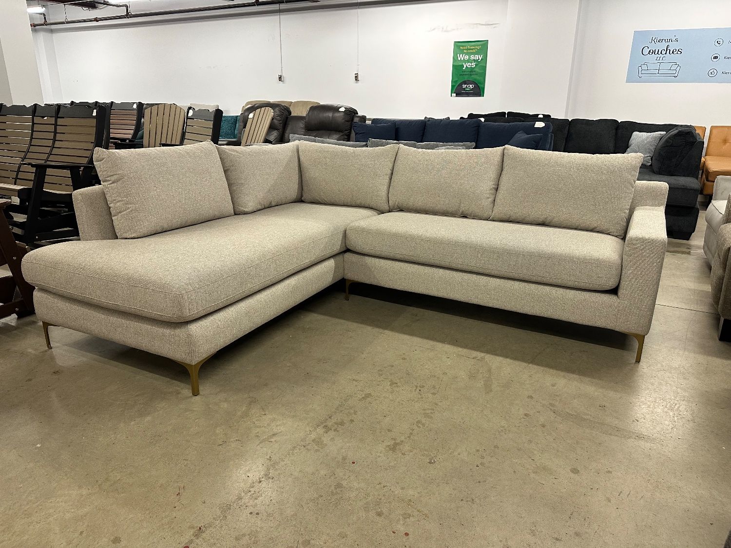 NEW Interior Define Sectional - Delivery and Financing Available!