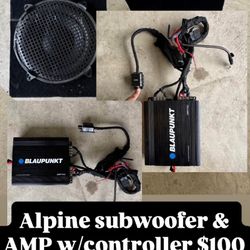 Subwoofer And Amp