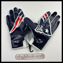 Nike Vapor Knit Football Receiver Gloves NFL Patriots Men’s 2XL XXL PGF397-191 