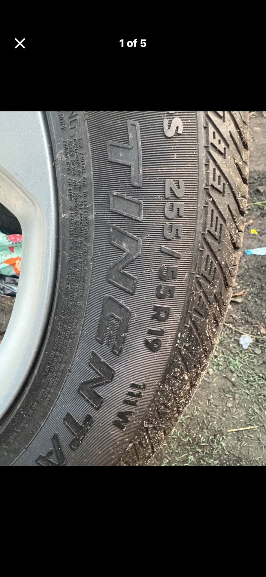 255/55/19 Tires N Rims