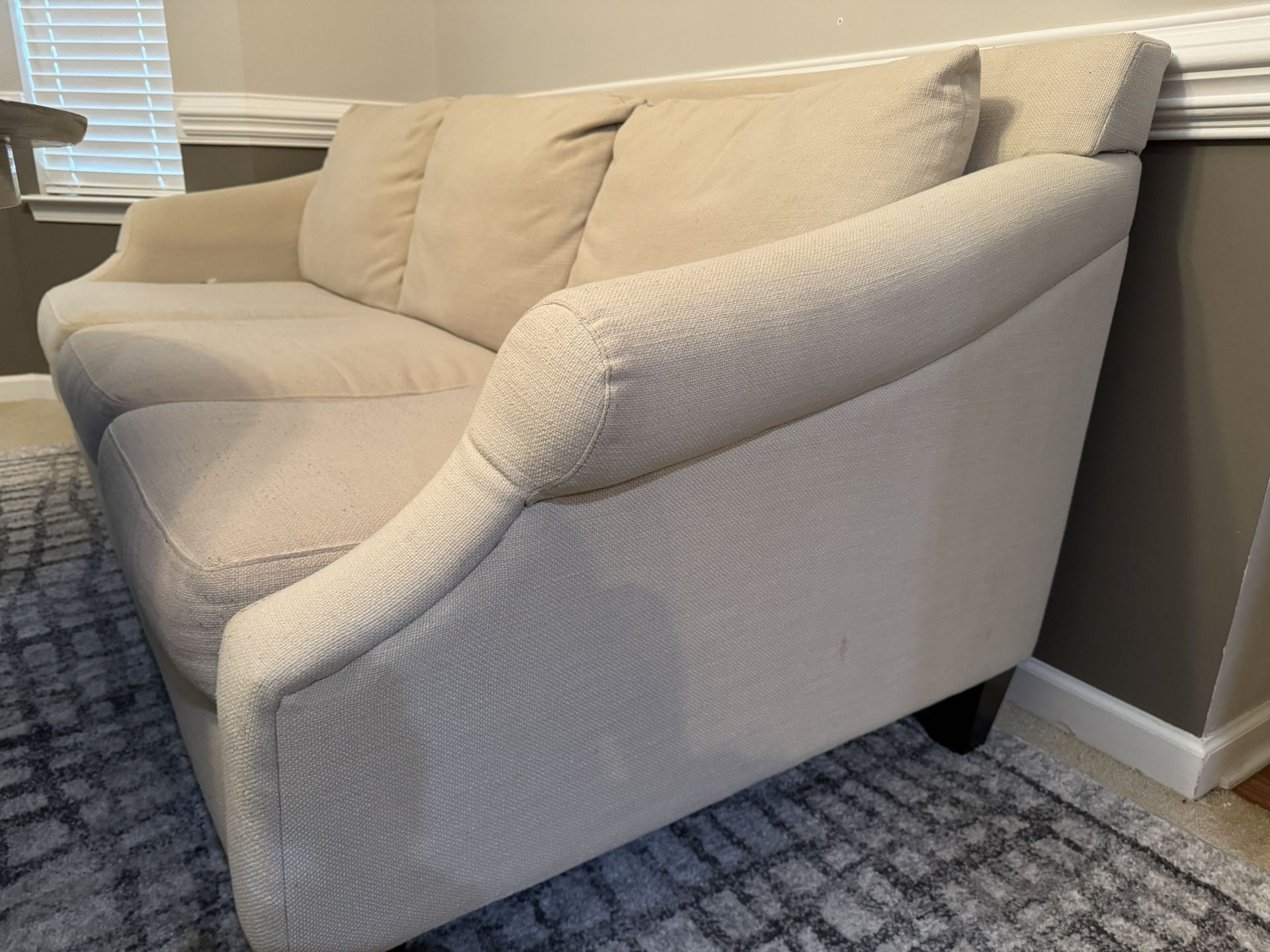 Cream/Beige Sofa and Loveseat Set - $300 OBO