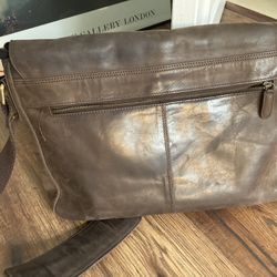 Distressed Genuine Leather Bag