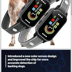 JEUJE Collar Antiladridos para Perros Paquete de 2, Collar Antiladridos para Perros Grandes, Medianos y Pequeños de 8 a 120 libras, Collar Antiladrido