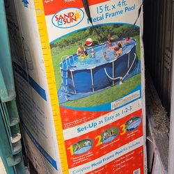 Metal frame pool