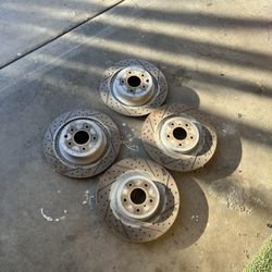 G37s Drilled And Slotted Rotors 