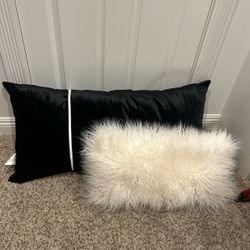 Decor Pillows (white is NWT pottery barn)