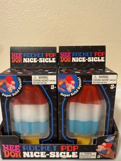 Rare rocket pop Nice-sicle NeeDoh. CASH ONLY!!