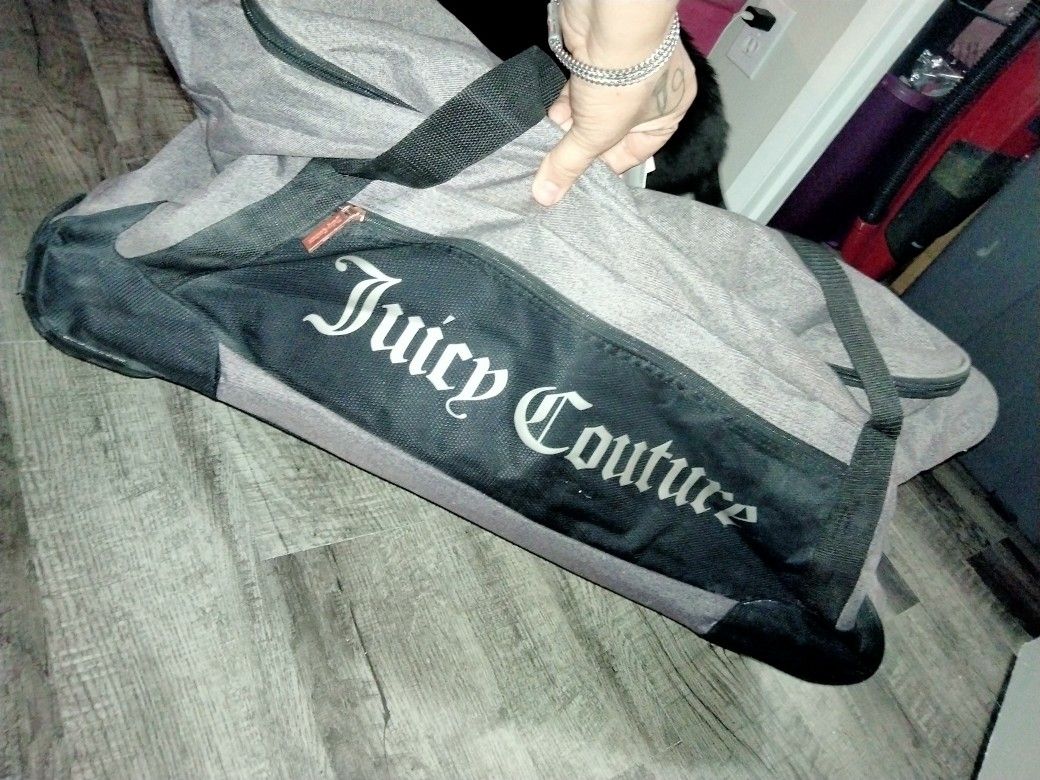 Like New Juicy Couture Large Rolling Duffle Bag