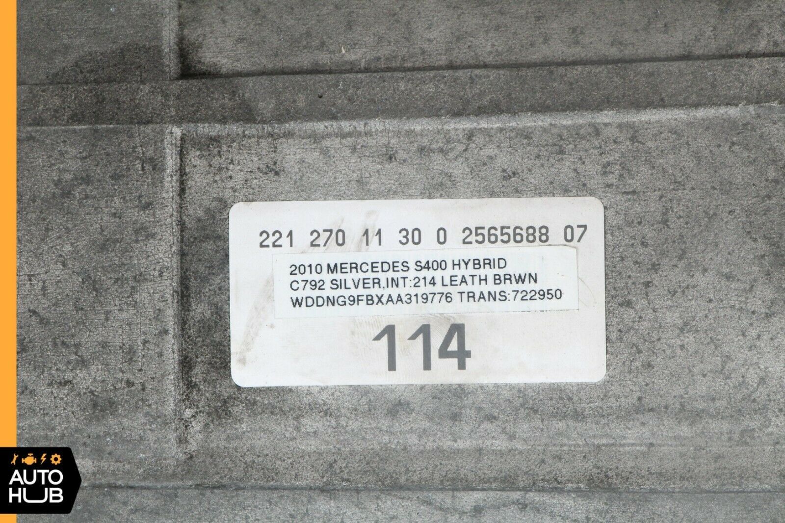 Automatic Transmission 722.950 OEM 10-13 Mercedes W221 S400 Hybrid 722.9 7G-Tronic
