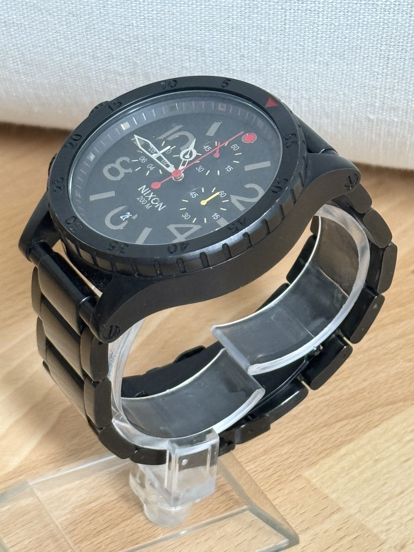 (Like New) Nixon 48-20 Chrono Black Watch