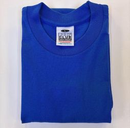 Large Royal Blue Heavyweight Pro Club T-shirt