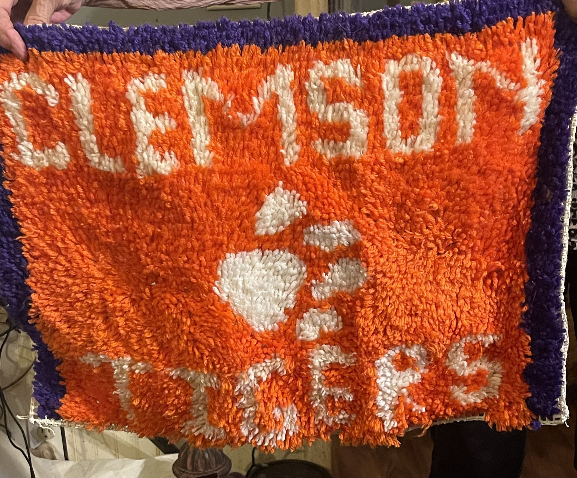 Clemson Tigers Latch Hook