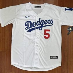 LA Dodgers Jersey For Freeman #5 Available All Sizes Color White - Black - Blue Available 