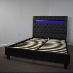 Black Led Bed ( Cama Negra Led ) 