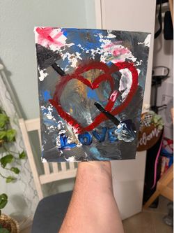Hearts Painting Arts 6x10”