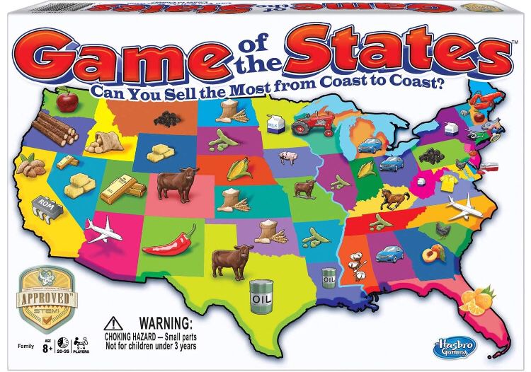 New UNOPENED-Game of States board game