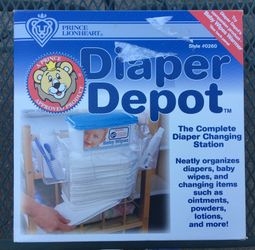 Prince Lionheart Diaper Depot w/ 2 extra Side Compartments