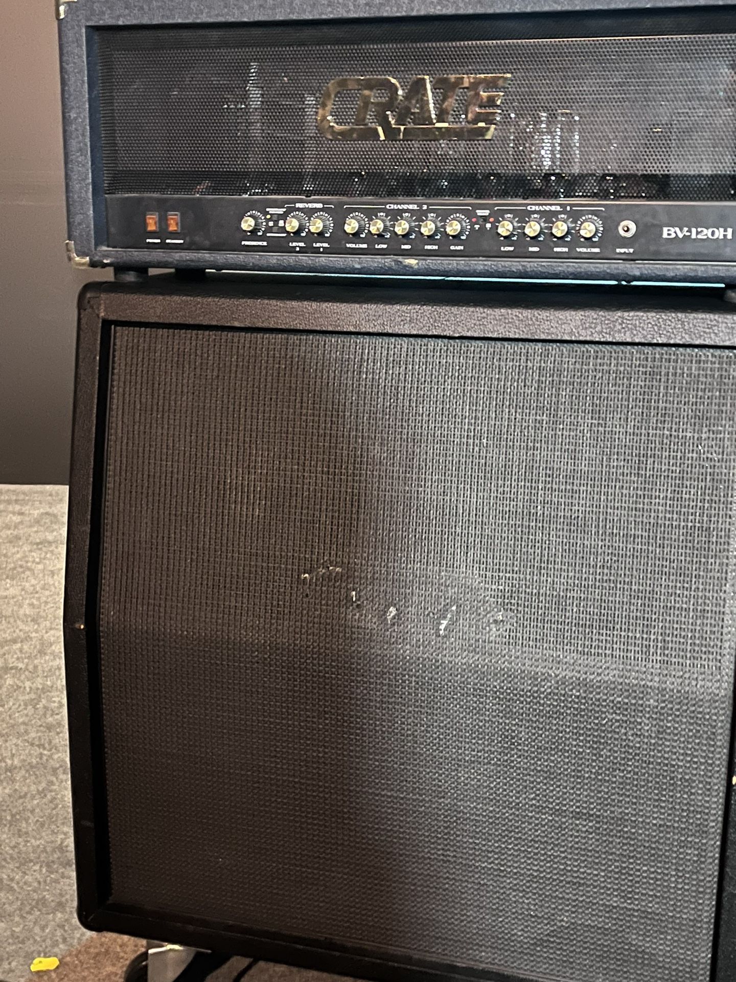 Crate BV120 with 4x12 Egnater