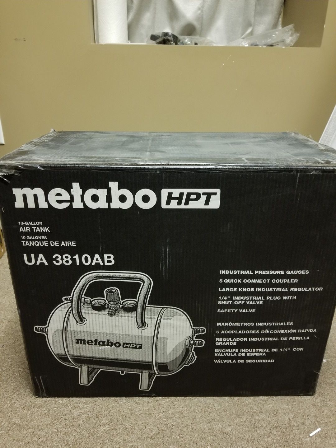 Metabo HPT (Hitachi) 10 gallon Compressor Air Tank