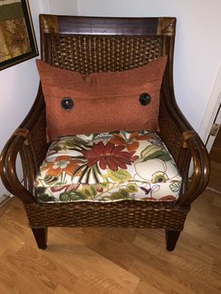 Brand New Temani Brown Wicker Chair Ottoman for Sale in Costa