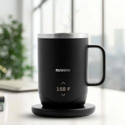Nuwave Hot Brew Temperature Control Mug With Brewing System. Brand New 