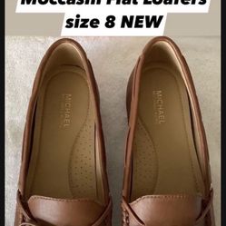 Michael Kors Women's Sutton Moccasin Flat Loafers size 8 NEW (No Box) but I do provide a dust bag serious inquiries only please  Pick up location in t
