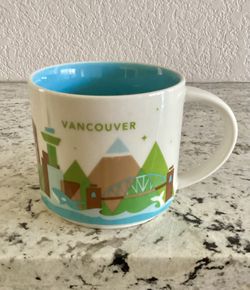 Starbucks Vancouver Canada Coffee Mug Cup You Are Here Series 14 Oz