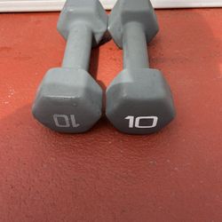 10.lbs X 2 Dumbbell Sets