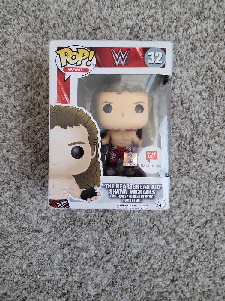 WWE Wrestling The Heartbreak Kid Shawn Michaels Pop! Vinyl Funko