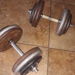 50 pound dumbells