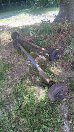 Mobile home axles