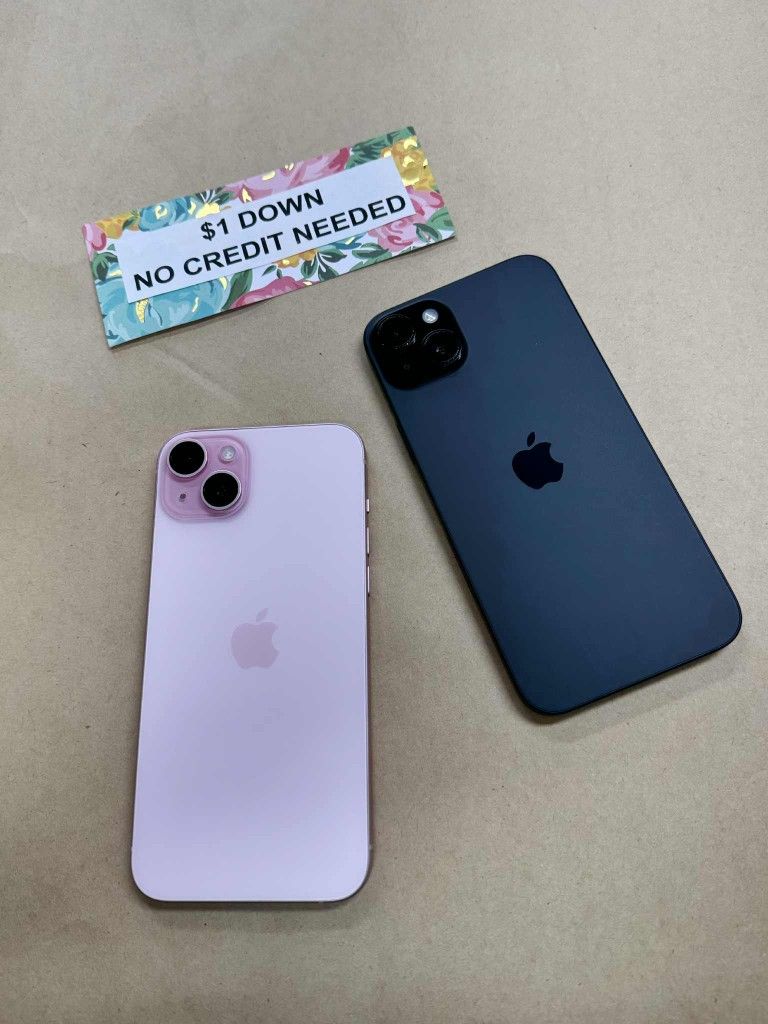 Apple IPhone 15 Plus 5G - Only $1 Today Pay The Rest Later!