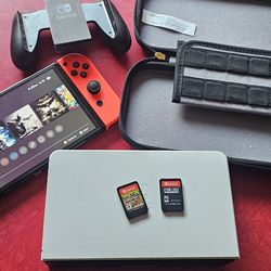 Nintendo switch oled & games