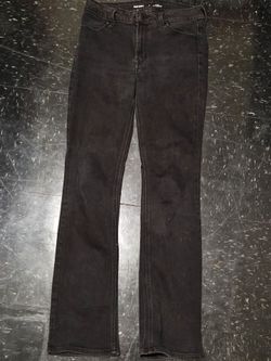 Old Navy Mid-Rise Wow Boot-Cut Jeans Size 8 Black