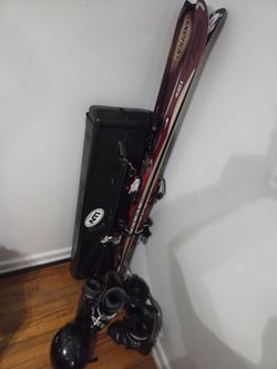 Full ski equipment