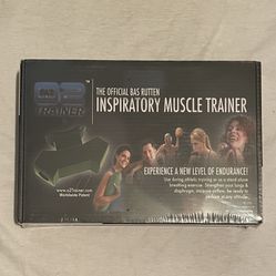 NEW - O2 Trainer - Official BAS RUTTEN Inspiratory  Muscle Trainer