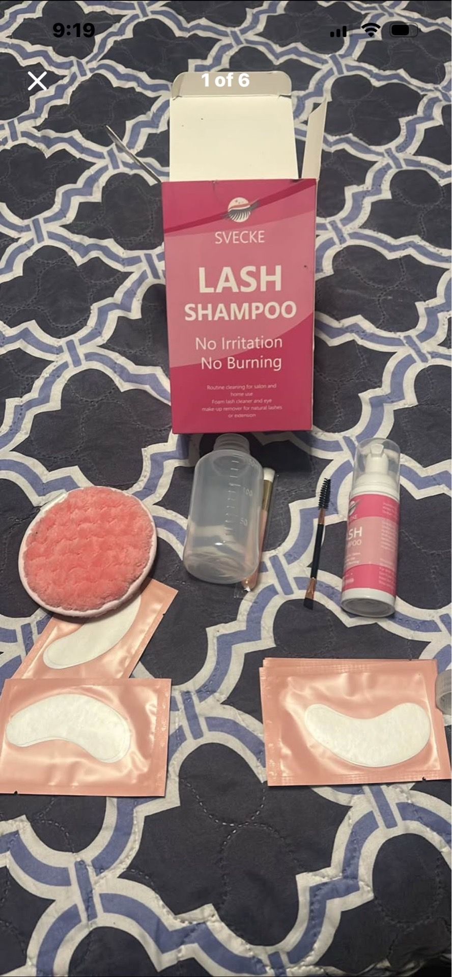Lash shampoo kit